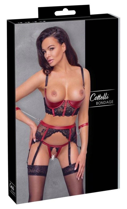 Shelf Bra Set black/red L ORION
