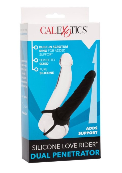 Silicone Dual Penetrator Black SCALA