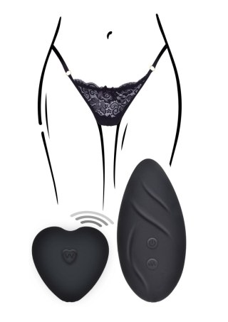 Stymulator do majteczek ToyJoy Angel czarny z pilotem USB TOYJOY