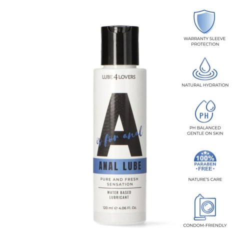 A is for Anal Lube - Anal Lubricant 120 ml Lube4lovers