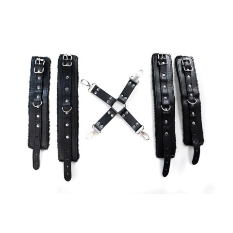 Black hogtie with comfy wrist and ankle cuffs Fantasy - Boys of Toys Sp. z. o.o. (dystrybutor)