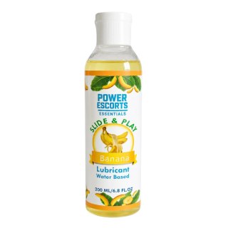 Power Escorts - DR10 - Banana Water-Based Lubricant 200ml - Slide & Play Personal Lube POWER ESCORTS