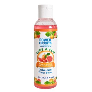Power Escorts - DR14 - Grape Fruit Water-Based Lubricant 200ml - Slide & Play Personal Lube POWER ESCORTS