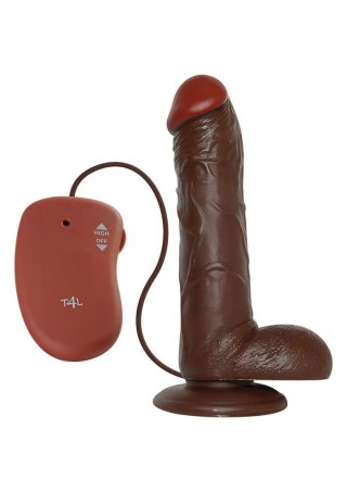 Wibrator-REALISTIC VIBRATOR REAL RAPTURE BROWN 10" Real Rapture