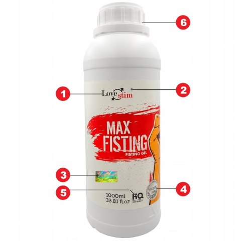 Żel-Max Fisting 1000ml NEXT LEVEL Sp. z o.o.