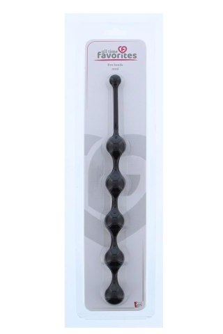 ALL TIME FAVORITES FIVE BEADS ANAL BLACK TONGA