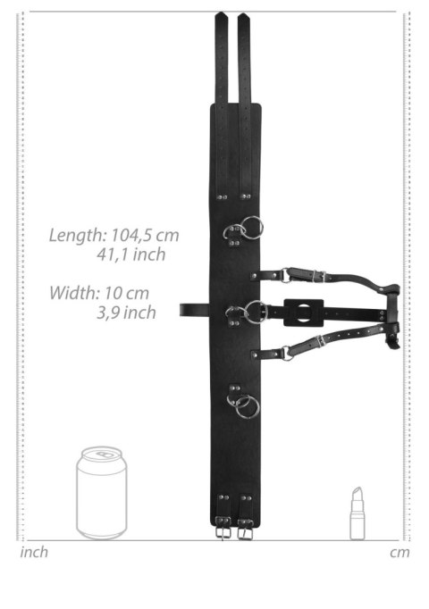 Belt with Vibrator Holder - Black SHOTS