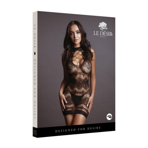 Criss Cross Neck Mini Dress - One Size SHOTS