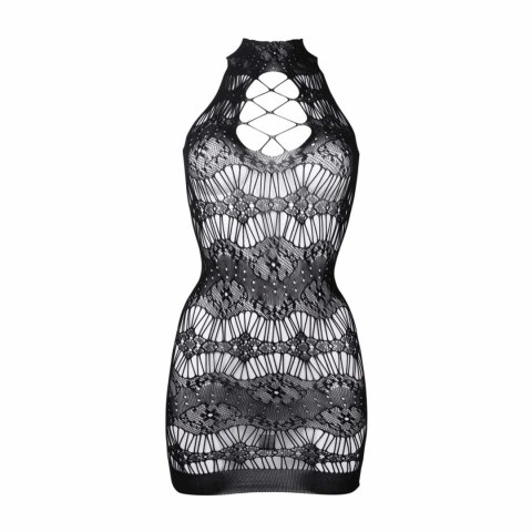 Criss Cross Neck Mini Dress - One Size SHOTS