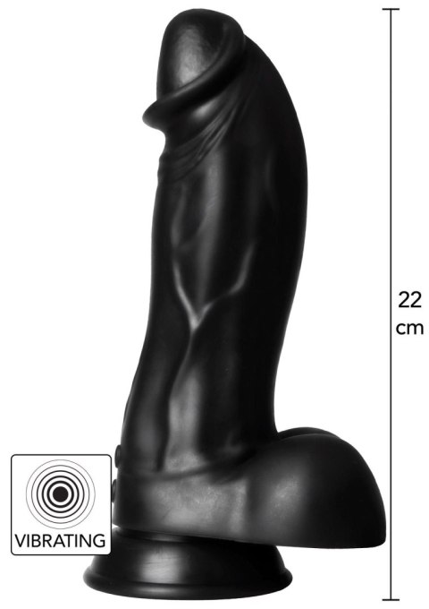 Dildo wibrujące dinozaur Hidden Desire czarny 22 cm Hidden Desire