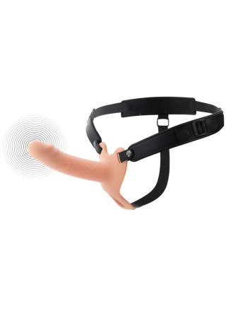Hollow Penis Strapon Vibrating Silicone 16 cm SCALA