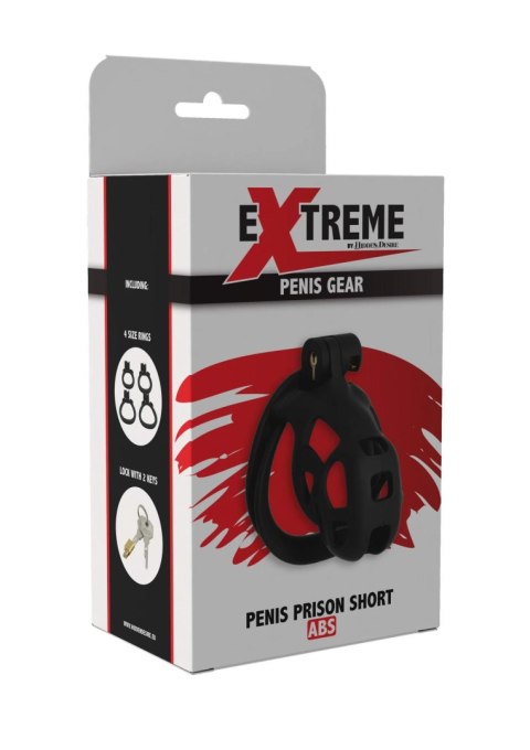 Penis Prison Cock Cage Short Black SCALA