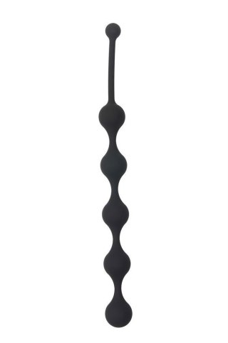 Sznur analny silikonowy 5 kulek Dream Toys czarny 28 cm Dream Toys