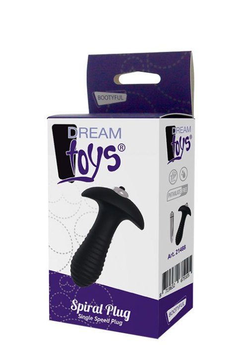 Wibrujący korek analny Cheeky Love spiralny silikonowy Dream Toys