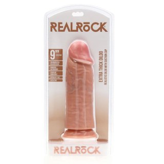 Extra Thick Straight without Balls 23 cm - Flesh SHOTS