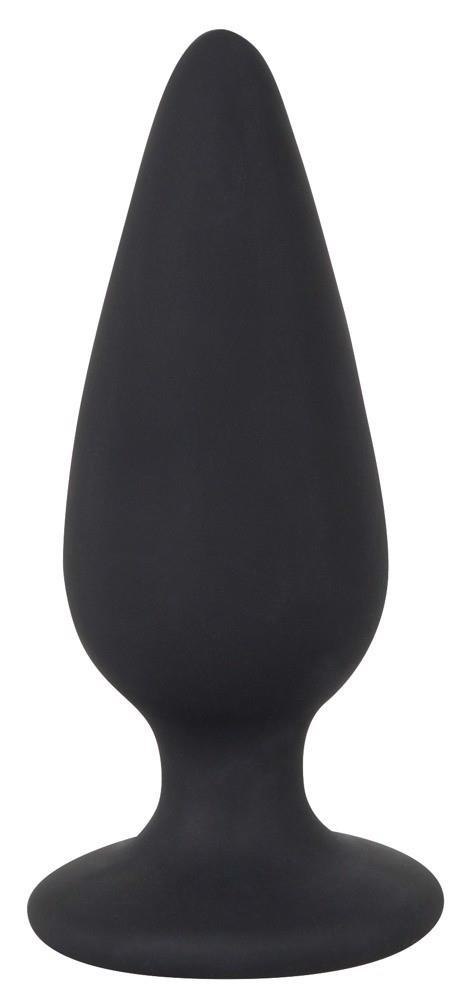 Korek analny Heavy Black Velvets M czarny 8,9 cm Black Velvets