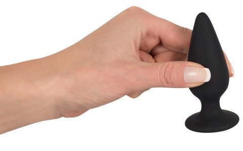 Korek analny Heavy Black Velvets M czarny 8,9 cm Black Velvets