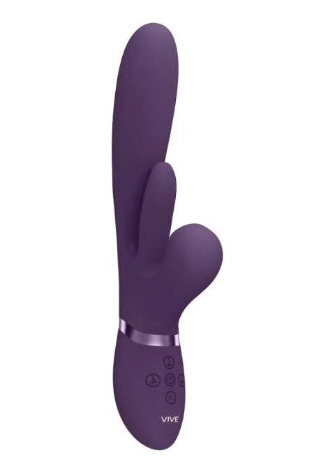 Kura - Thrusting G-Spot Vibrator with Flapping Tongue and Pulse Wave Stimulator SHOTS