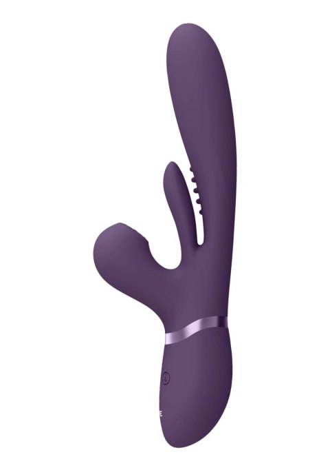 Kura - Thrusting G-Spot Vibrator with Flapping Tongue and Pulse Wave Stimulator SHOTS