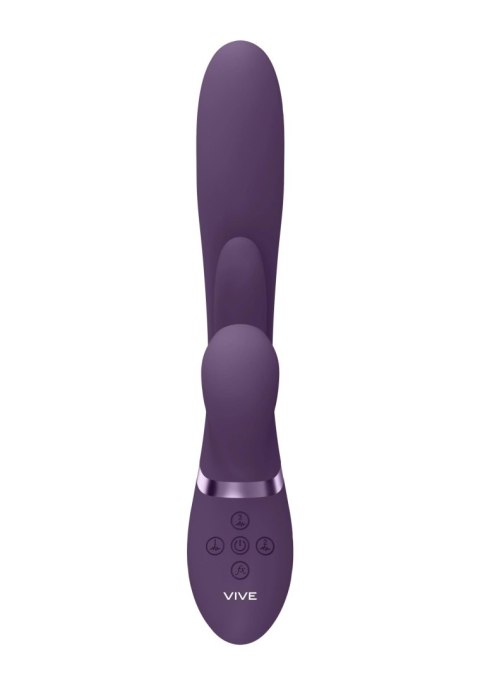 Kura - Thrusting G-Spot Vibrator with Flapping Tongue and Pulse Wave Stimulator SHOTS