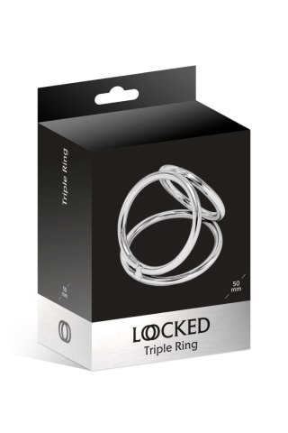 LOCKED TRIPLE RING 50/37/45 MM (Size: T2) Comcorde - SAS EDITIONS CONCORDE