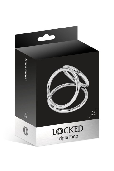 LOCKED TRIPLE RING 50/37/45 MM (Size: T2) Comcorde - SAS EDITIONS CONCORDE