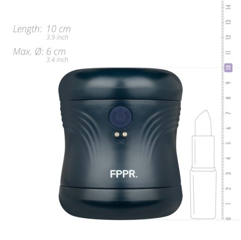 Masturbator wibrujący FPPR niebieski USB 10 cm FPPR.