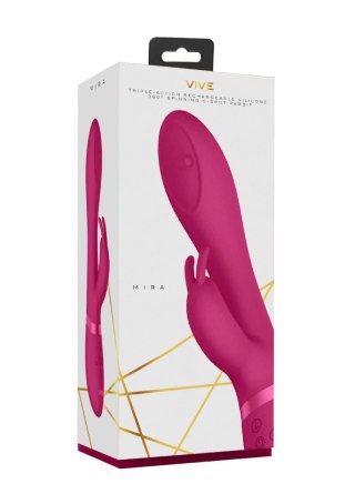 Mira - Spinning G-spot Rabbit - Pink SHOTS