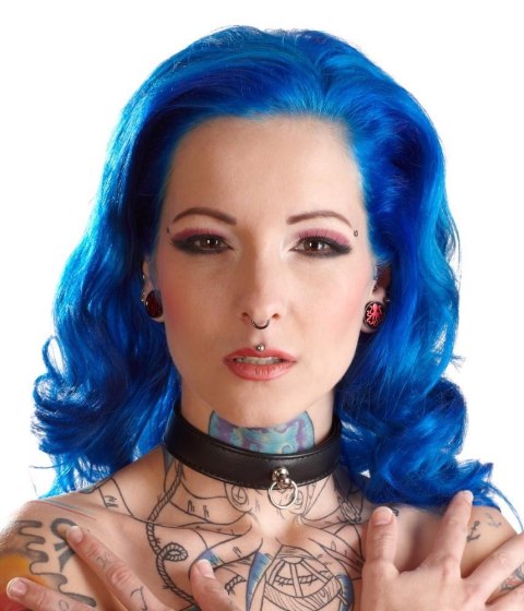 Obroża bondage Bad Kitty czarna z pierścieniem Bad Kitty