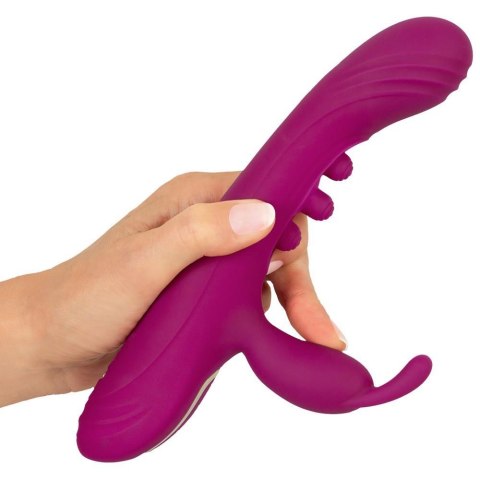 Wibrator króliczek Javida 2F squirt silikonowy USB 22,5 cm JAVIDA