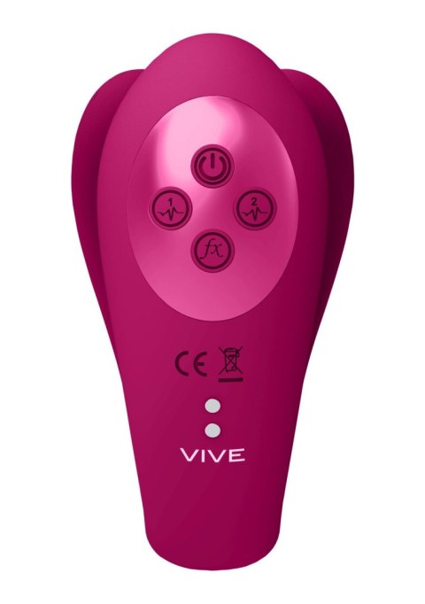 Yoko - Triple Action Vibrator Dual Prongs with Clitoral Pulse Wave SHOTS
