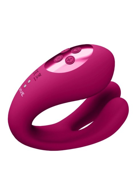 Yoko - Triple Action Vibrator Dual Prongs with Clitoral Pulse Wave SHOTS
