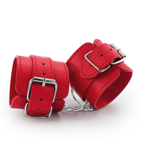 BONDAGE LOVE LEATHER HANDCUFFS CRUSHIOUS RED Crushious - Lunyvan S.L.