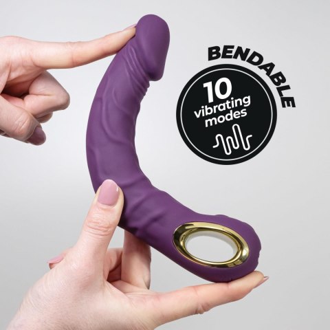 CRUSHIOUS MAGNUS BEND FLEXIBLE VIBRATOR PURPLE Crushious - Lunyvan S.L.