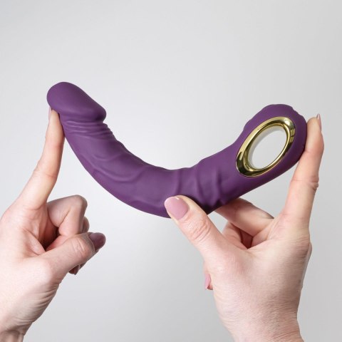 CRUSHIOUS MAGNUS BEND FLEXIBLE VIBRATOR PURPLE Crushious