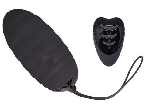 Jajko wibrujące silikonowe Adrien Lastic czarne z pilotem 7,5 cm Adrien Lastic