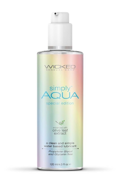 Lubrykant na bazie wody Wicked Simply Aqua Special Edition 120 ml Wicked Sensual Care
