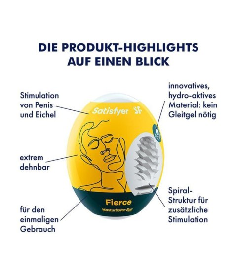Masturbator Egg Single (Fierce) Satisfyer - Triple A Marketing GmbH
