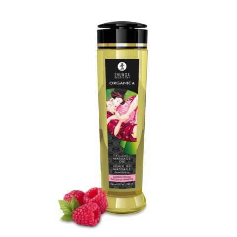 Organica Massage Oil - Raspberry Shunga - EAU ZONE