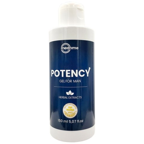 POTENCY GEL FOR MAN 150ML Z AKTYWNYMI WYCIĄGAMI MedTime
