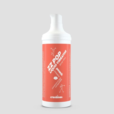 Płyn wibrujący Crushious ZZ Pop brzoskwinia 30 ml Crushious