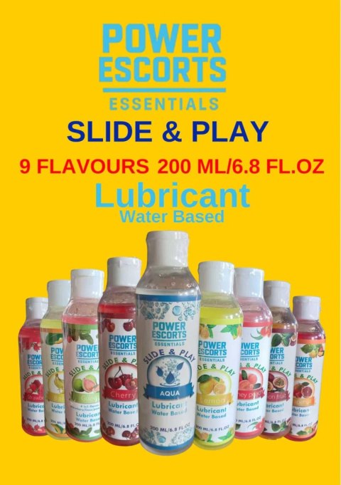 Power Escorts - DR11 - Honey Peach Water-Based Lubricant 200ml - Slide & Play Personal Lube POWER ESCORTS