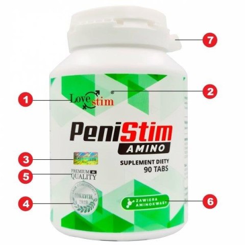 Supl.diety-LSTIM suplement Penistim Amino 90kaps NEXT LEVEL Sp. z o.o.