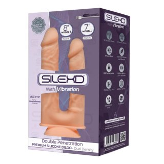 Wibrator podwójny Silexd silikonowy z przyssawką USB Silexd
