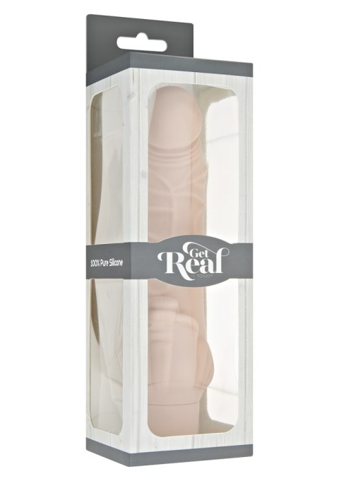 Wibrator silikonowy Classic Stim ToyJoy cielisty 22 cm TOYJOY