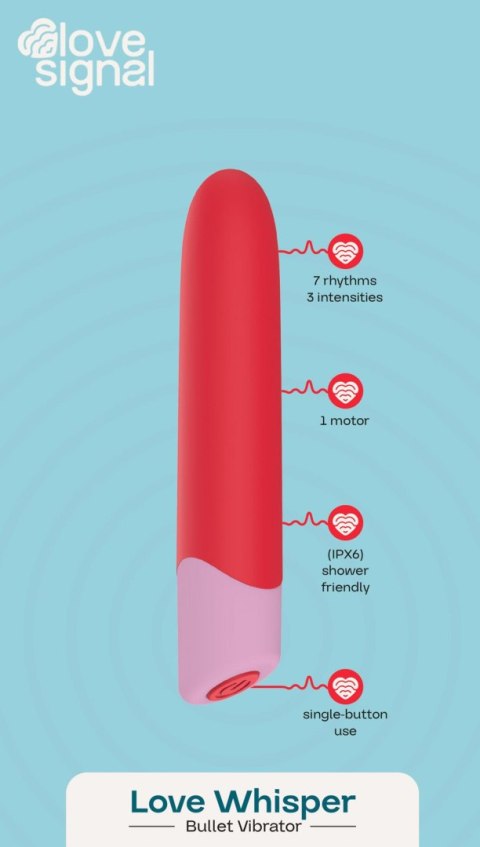 Wibrator silikonowy Love Whisper Dream Toys USB Dream Toys