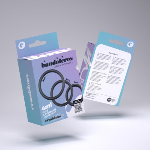 Zestaw 3 silikonowych pierścieni Bandoleros Crushious Crushious
