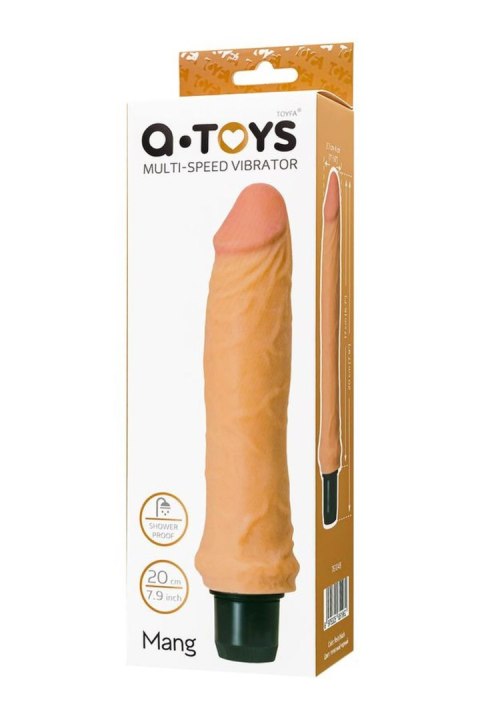 A-TOYS, Realistic vibrator, TPE, Multi-speed, 17 cm TOYFA - Boys of Toys Sp. z o.o. (dystrybutor)
