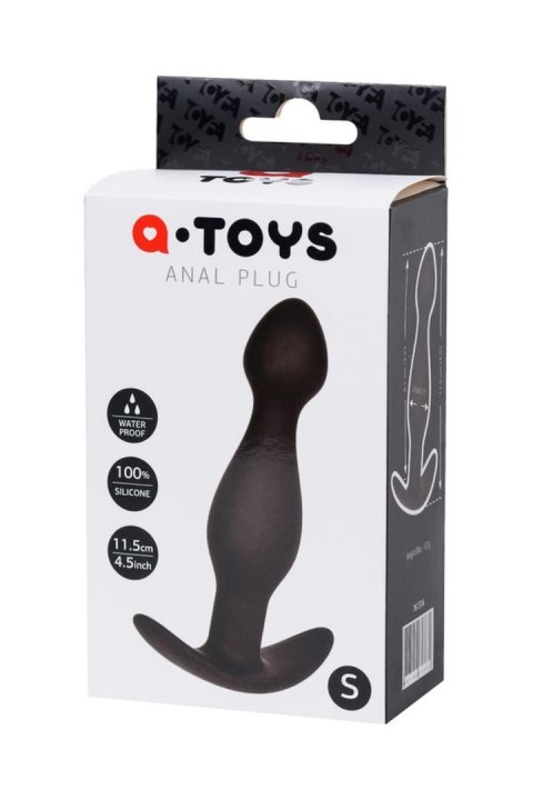 Anal plug A-Toys, size: S black TOYFA - Boys of Toys Sp. z o.o. (dystrybutor)