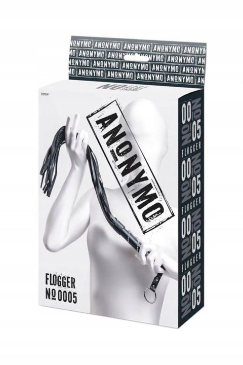 Anonymo flogger, PU leather, black, 64 cm TOYFA - Boys of Toys Sp. z o.o. (dystrybutor)